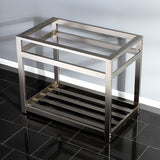 Fauceture 37" x 22" Steel Console Sink Base - BUILDMYPLACE