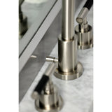 Fauceture Kaiser Widespread Bathroom Faucet W/ Brass Pop Up - BUILDMYPLACE