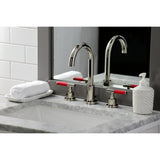 Fauceture Kaiser Widespread Bathroom Faucet W/ Brass Pop Up - BUILDMYPLACE