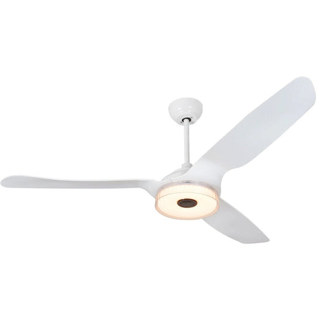FLETCHER 60 inch 3 - Blade Smart Ceiling Fan with LED Light & Remote - LEDMyPlace