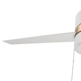 FLINT 52 inch 3 - Blade Ceiling Fan with LED Light and Pull Chain - LEDMyPlace