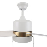 FLINT 52 inch 3 - Blade Ceiling Fan with LED Light and Pull Chain - LEDMyPlace