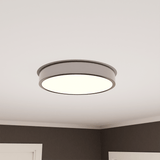 Flush Mount Ceiling Light Fixtures,18W Flat led Light for Ceiling, 3000K 1800LM Ultra Thin Round Twinkle Glossy Lamp for Bedroom Kitchen, Bathroom, Garage, Living Room, Dining Room - LEDMyPlace