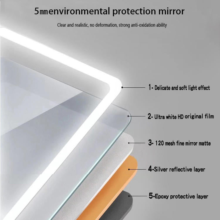 Francisco 47" LED Lit Mirror for Vanity with Variant Lighting Options