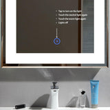 Francisco 32" LED Lit Mirror for Vanity with Variant Lighting Options