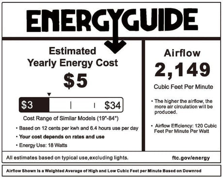 FREMONT 48 inch 5 - Blade Flush Mount Smart Ceiling Fan with Remote & LED Light - LEDMyPlace