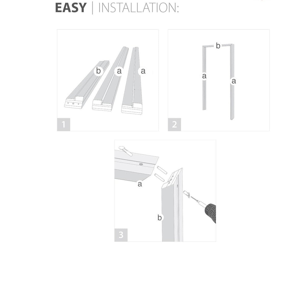 French Double Panel Lite Doors with Hardware | Lucia 8831 White Silk| Panel Frame Trims | Bathroom Bedroom Interior Sturdy Door - BUILDMYPLACE