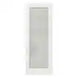 Ivanees White Primed 1 Lite Frosted Glass Door Slab 96 Inch Height