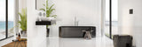 Full White Satin Matte - Porcelain Wall & Floor Tile - BUILDMYPLACE
