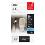 G9 LED Light Bulb, 500 Lumens, Clear, Dimmable, Decorative Chandelier Bulb - BUILDMYPLACE