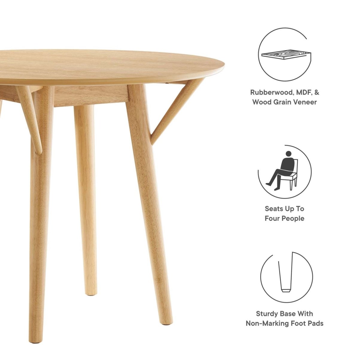 Gallant 36" Dining Table - BUILDMYPLACE