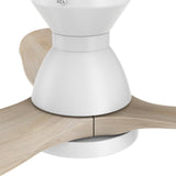 GARRICK 52 inch 3 - Blade Flush Mount Smart Ceiling Fan with LED Light & Remote - LEDMyPlace