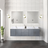Geneva 72" Dark Grey Vanity Cabinet Only - BUILDMYPLACE