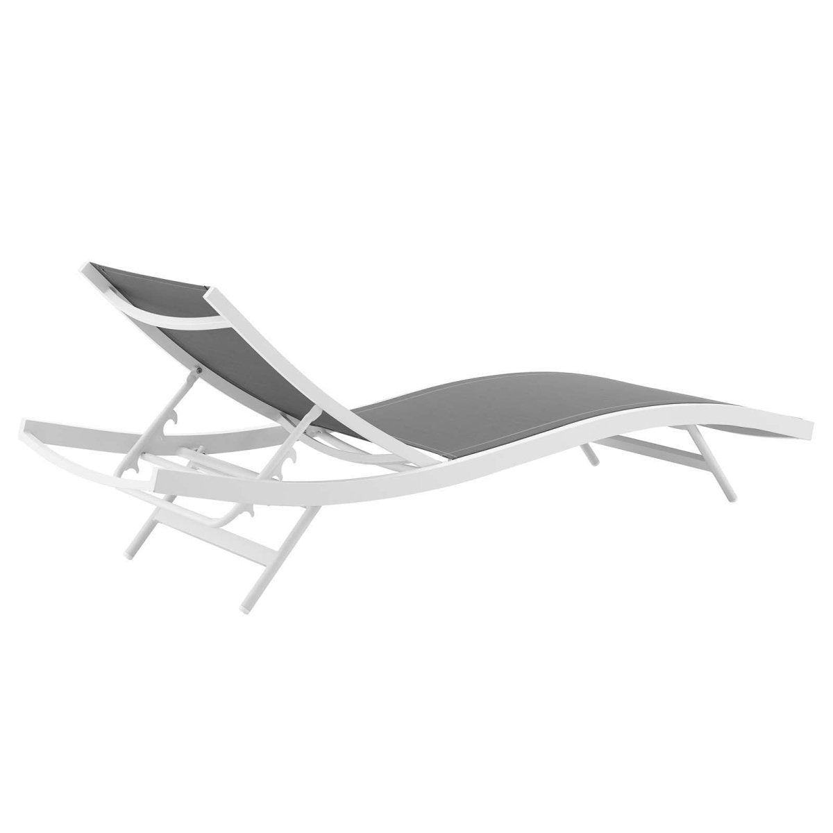 Glimpse Outdoor Patio Mesh Chaise Lounge Set of 2 - BUILDMYPLACE