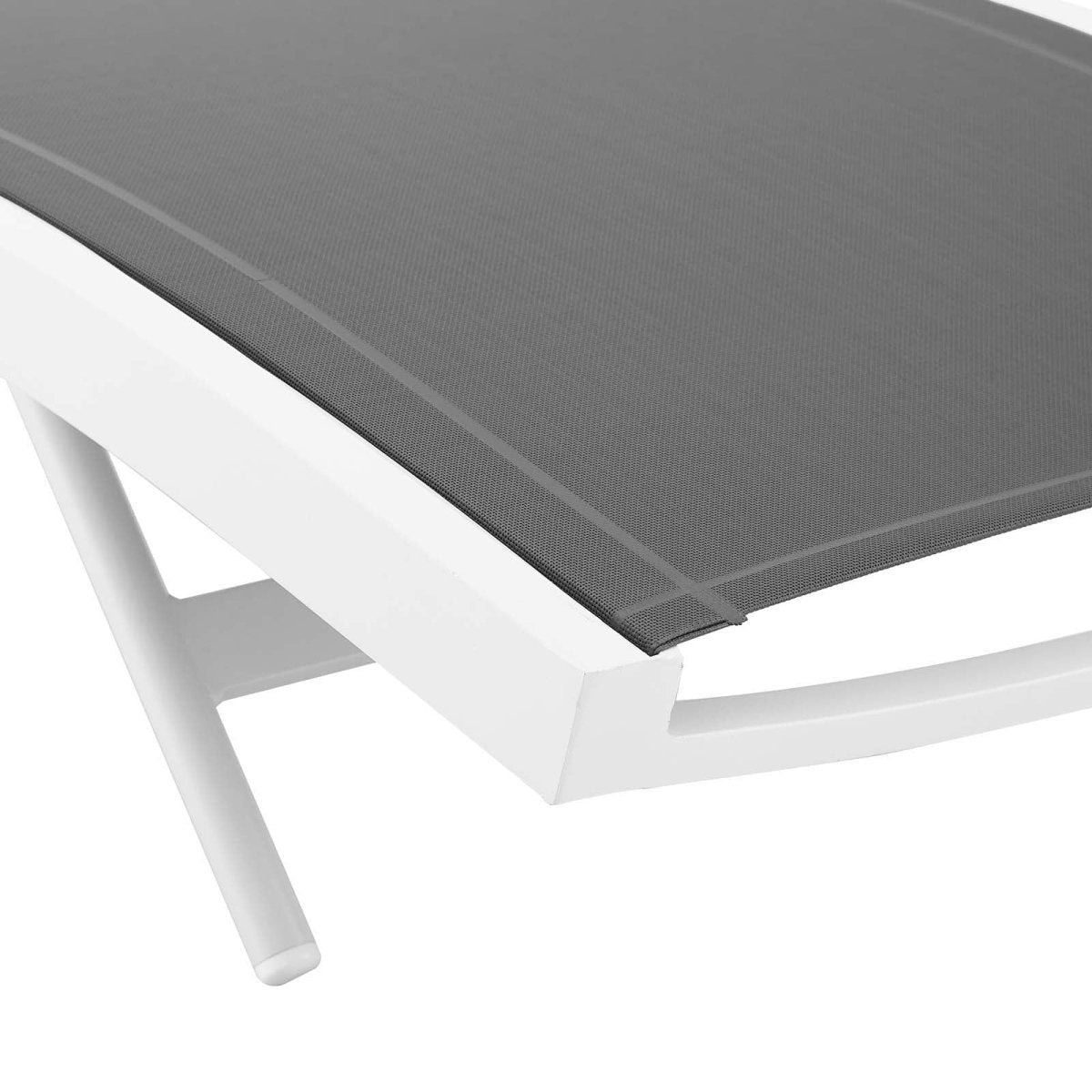 Glimpse Outdoor Patio Mesh Chaise Lounge Set of 2 - BUILDMYPLACE