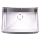 Gourmetier 30" x 21" Apron Front Farmhouse Single Bowl Kitchen Sink, Brushed - BUILDMYPLACE