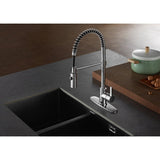 Gourmetier Continental Single Handle Pre Rinse Kitchen Faucet - BUILDMYPLACE