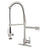 Gourmetier Continental Single Handle Pre Rinse Pull - Down Kitchen Faucet - BUILDMYPLACE