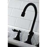 Governor 8" Widespread Bathroom Faucet In 6.5" Spout Reach - BUILDMYPLACE