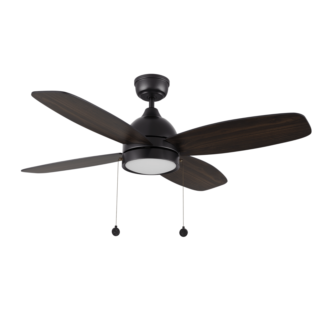 GREENWOOD 52" 4 - Blade Ceiling Fan with LED Light & Pull Chain - LEDMyPlace