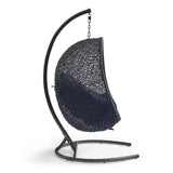 Hanging Basket Swing Chair For Indoor and Outdoor Decor - Encase Swing Outdoor Patio Lounge Chair - BUILDMYPLACE
