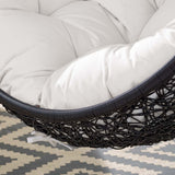 Hanging Basket Swing Chair For Indoor and Outdoor Decor - Encase Swing Outdoor Patio Lounge Chair - BUILDMYPLACE