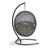Hanging Basket Swing Chair For Indoor and Outdoor Decor - Encase Swing Outdoor Patio Lounge Chair - BUILDMYPLACE