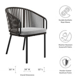 Harbor Outdoor Patio Armchair - BUILDMYPLACE