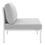 Harmony 7 - Piece Sunbrella Outdoor Patio Aluminum Sectional Sofa Set - BUILDMYPLACE