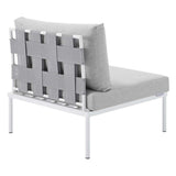 Harmony 7 - Piece Sunbrella Outdoor Patio Aluminum Sectional Sofa Set - BUILDMYPLACE