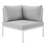 Harmony 7 - Piece Sunbrella Outdoor Patio Aluminum Sectional Sofa Set - BUILDMYPLACE