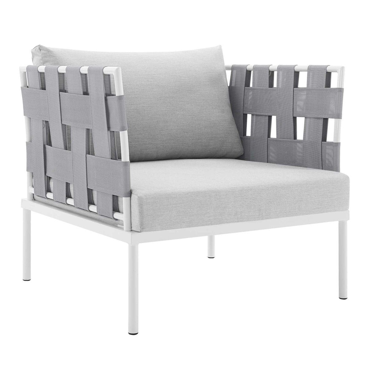 Harmony 7 - Piece Sunbrella Outdoor Patio Aluminum Sectional Sofa Set - BUILDMYPLACE