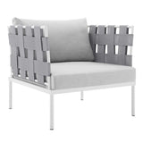 Harmony 7 - Piece Sunbrella Outdoor Patio Aluminum Sectional Sofa Set - BUILDMYPLACE