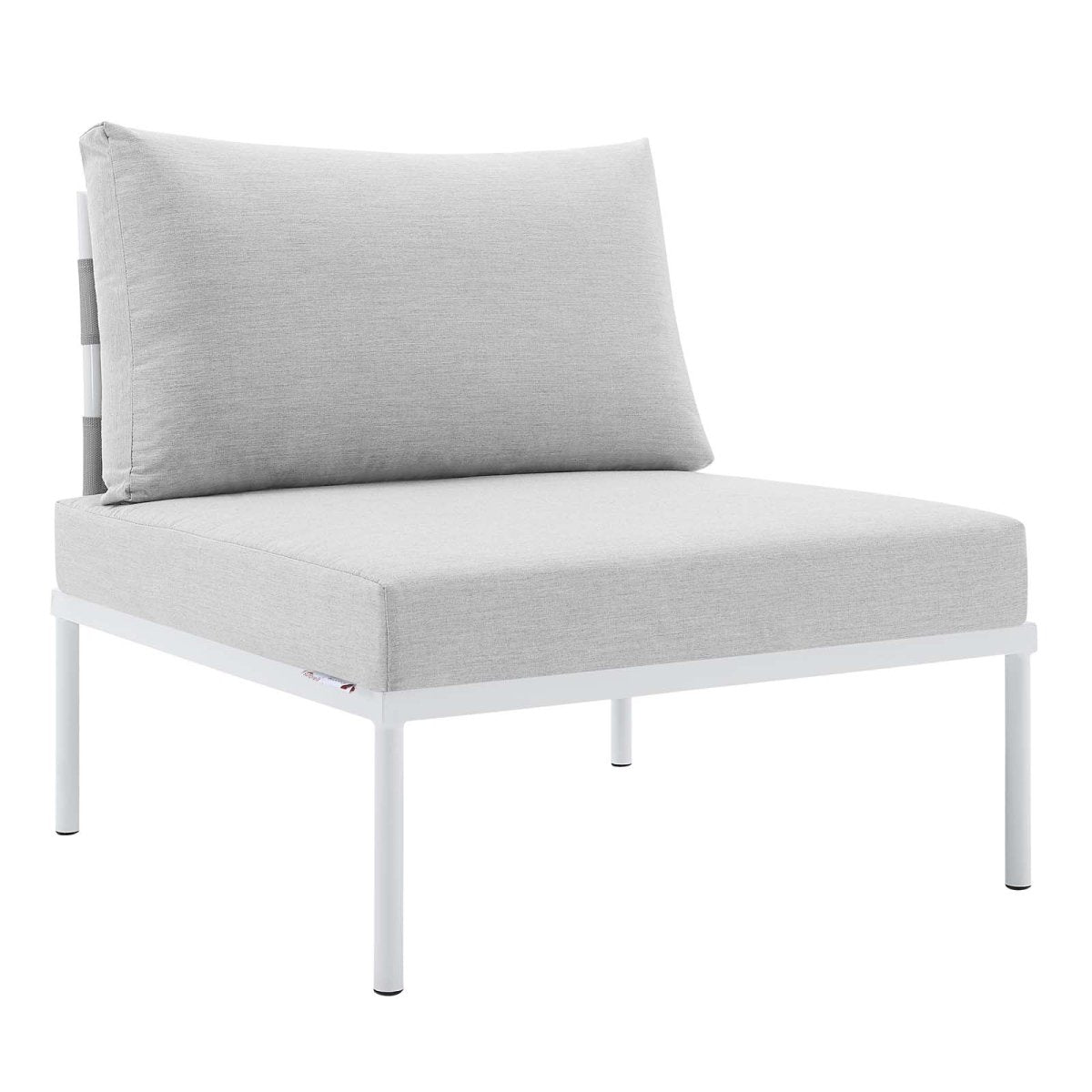 Harmony 7 - Piece Sunbrella Outdoor Patio Aluminum Sectional Sofa Set - BUILDMYPLACE