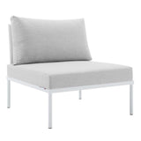 Harmony 7 - Piece Sunbrella Outdoor Patio Aluminum Sectional Sofa Set - BUILDMYPLACE