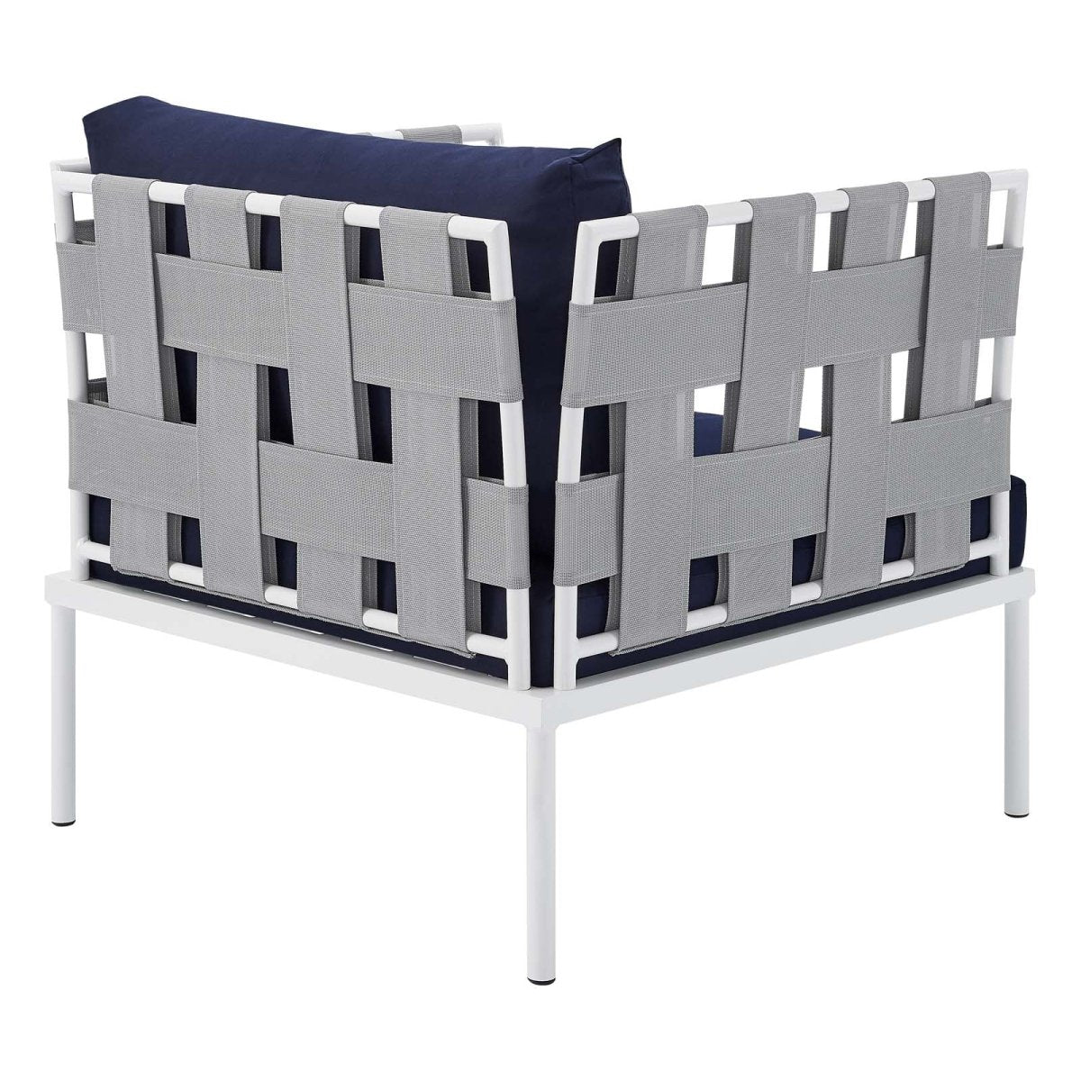 Harmony 7 - Piece Sunbrella Outdoor Patio Aluminum Sectional Sofa Set - BUILDMYPLACE