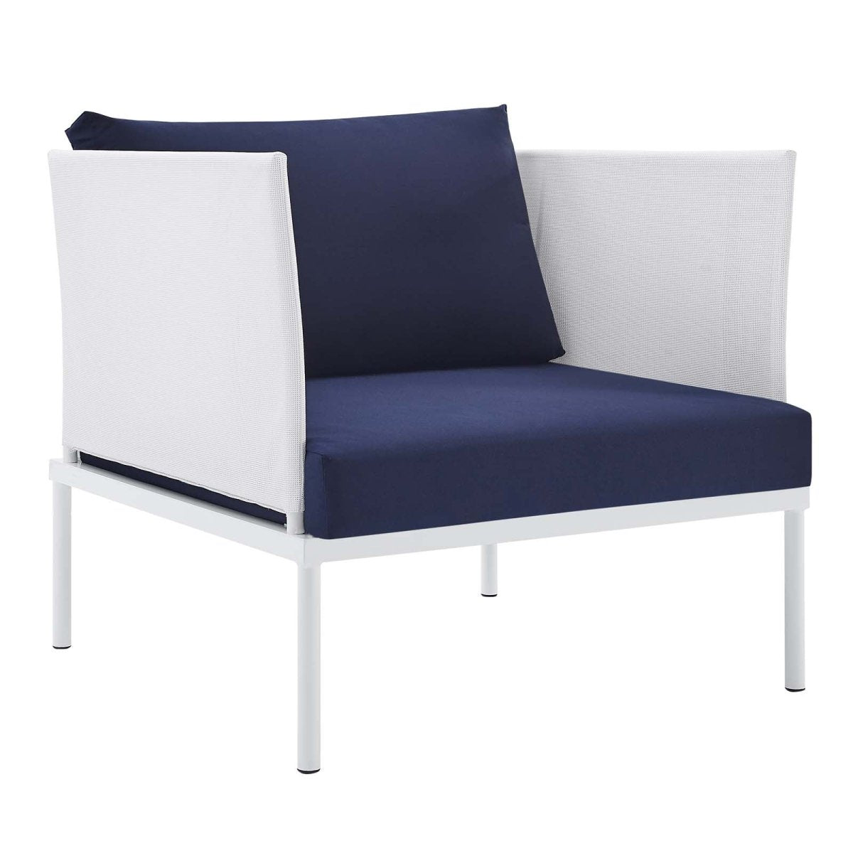 Harmony 7 - Piece Sunbrella Outdoor Patio Aluminum Sectional Sofa Set - BUILDMYPLACE