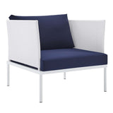 Harmony 7 - Piece Sunbrella Outdoor Patio Aluminum Sectional Sofa Set - BUILDMYPLACE