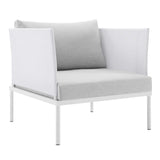Harmony 7 - Piece Sunbrella Outdoor Patio Aluminum Sectional Sofa Set - BUILDMYPLACE