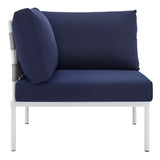 Harmony 8 - Piece Sunbrella Outdoor Patio All Mesh Sectional Sofa Set - BUILDMYPLACE
