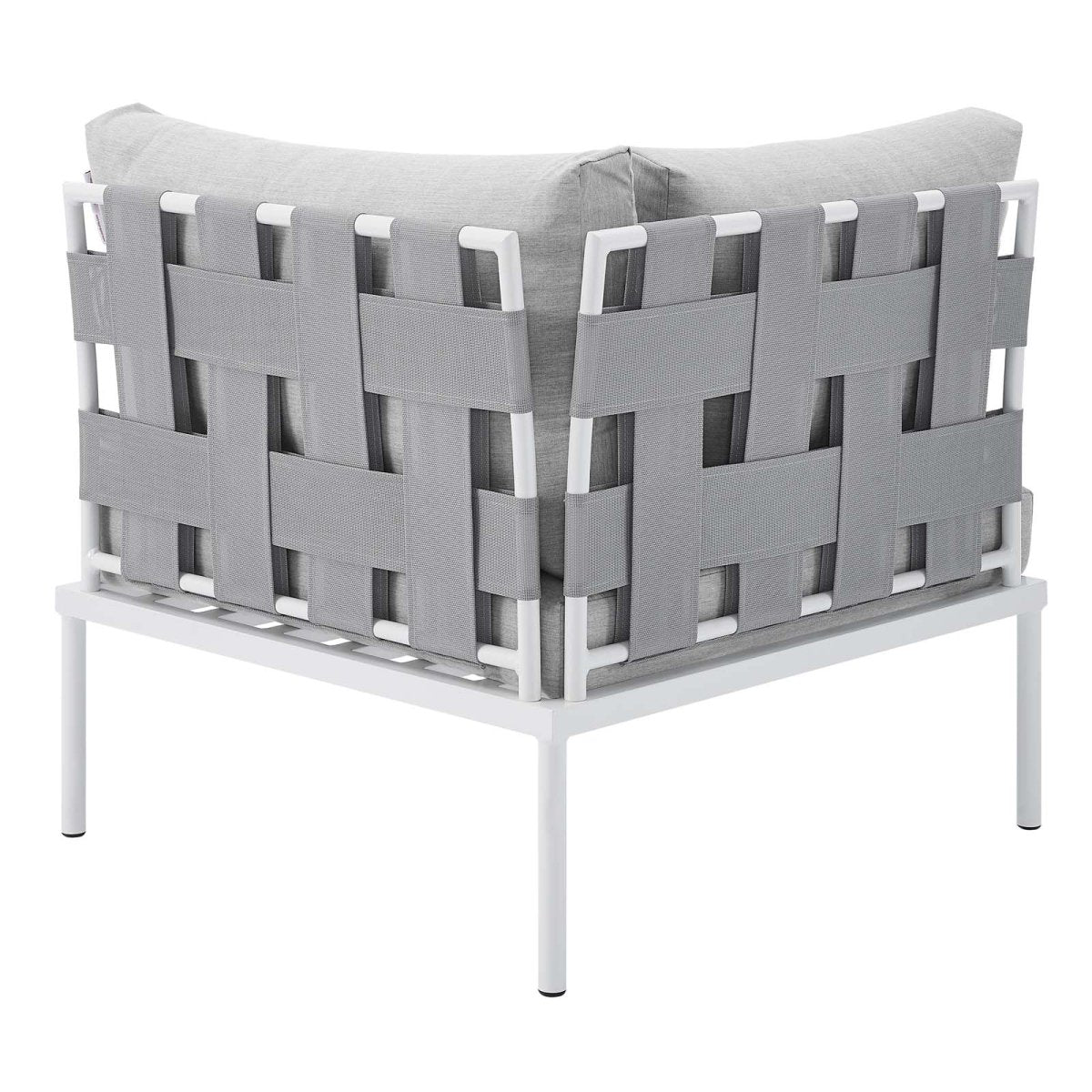 Harmony 8 - Piece Sunbrella Outdoor Patio All Mesh Sectional Sofa Set - BUILDMYPLACE