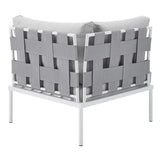 Harmony 8 - Piece Sunbrella Outdoor Patio All Mesh Sectional Sofa Set - BUILDMYPLACE