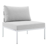 Harmony 8 - Piece Sunbrella Outdoor Patio All Mesh Sectional Sofa Set - BUILDMYPLACE