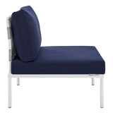 Harmony 8 - Piece Sunbrella Outdoor Patio All Mesh Sectional Sofa Set - BUILDMYPLACE