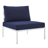 Harmony 8 - Piece Sunbrella Outdoor Patio All Mesh Sectional Sofa Set - BUILDMYPLACE