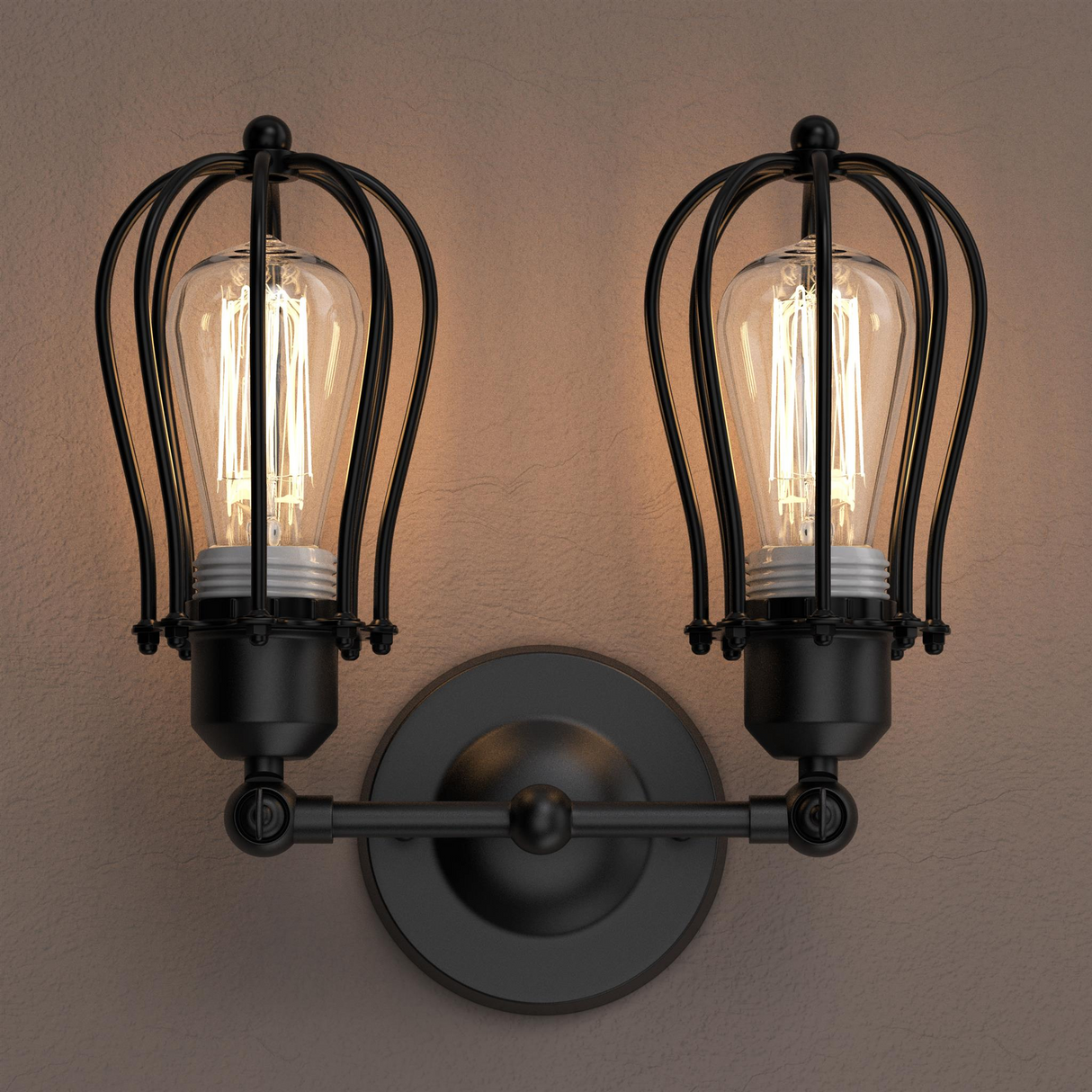 matte-black-steel-birdcage-wall-lighting