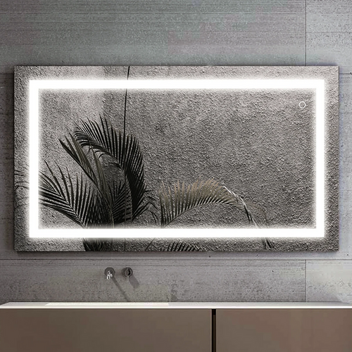 36 in. x 48 in. LED Lighted Bathroom Vanity Mirror, CRI 90+, On/Off Touch Switch & CCT Changeable With Remembrance, Defogger, Both Vertical and Horizontal Wall Mounted Way, Inner Window Style