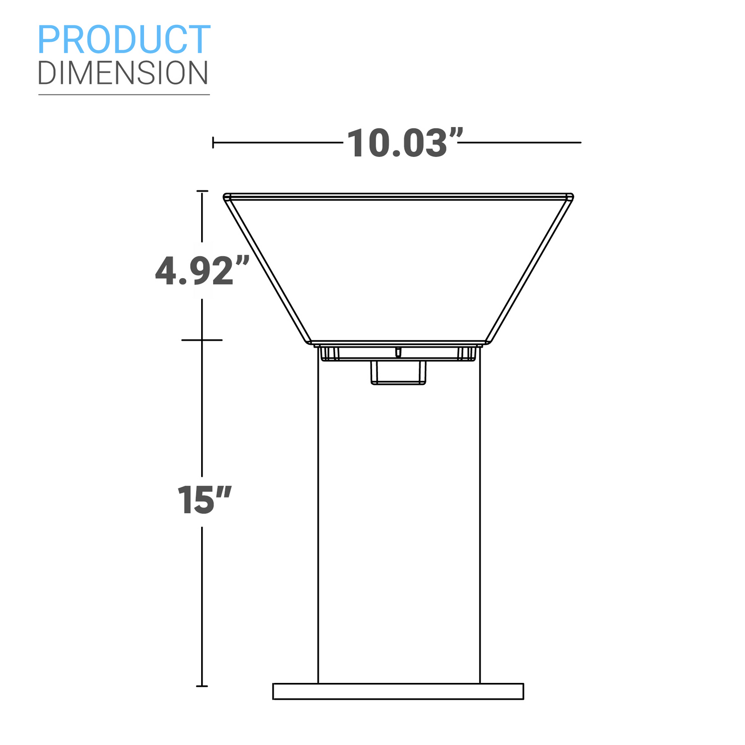 LED Solar Bollard Lights