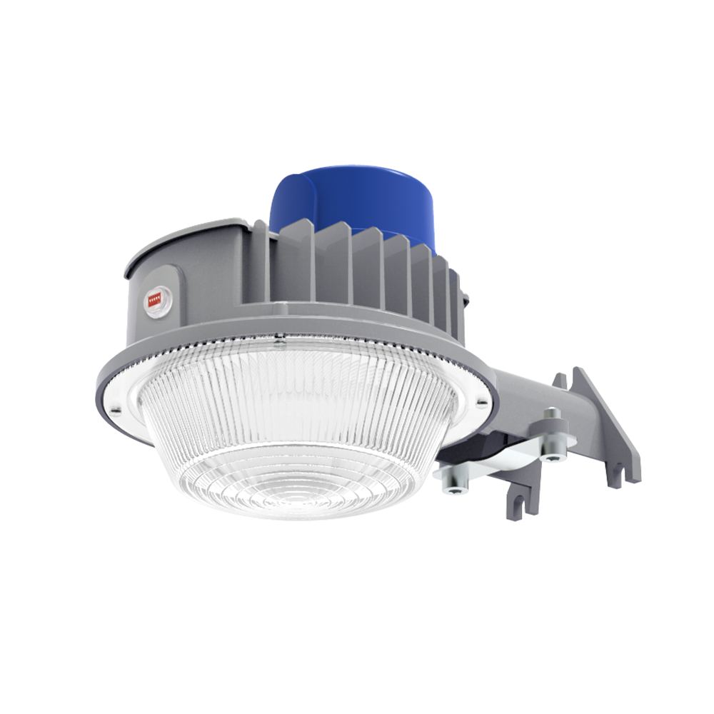 LED Barn Light w/ 3-pin NEMA Photocell, 72/96/120 Wattage Adjustable & 3000K/4000K/5000K CCT Tunable, 120-277V, Dusk to Dawn IP65 Waterproof