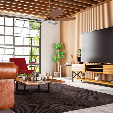 JOURNEY 52 inch 5 - Blade Smart Ceiling Fan with Remote& LED Light - LEDMyPlace